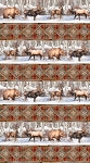 Winter Frost 20878 24 Border Print Repeat, Northcott