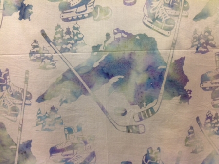 Hockey White MN Hoffman Batik