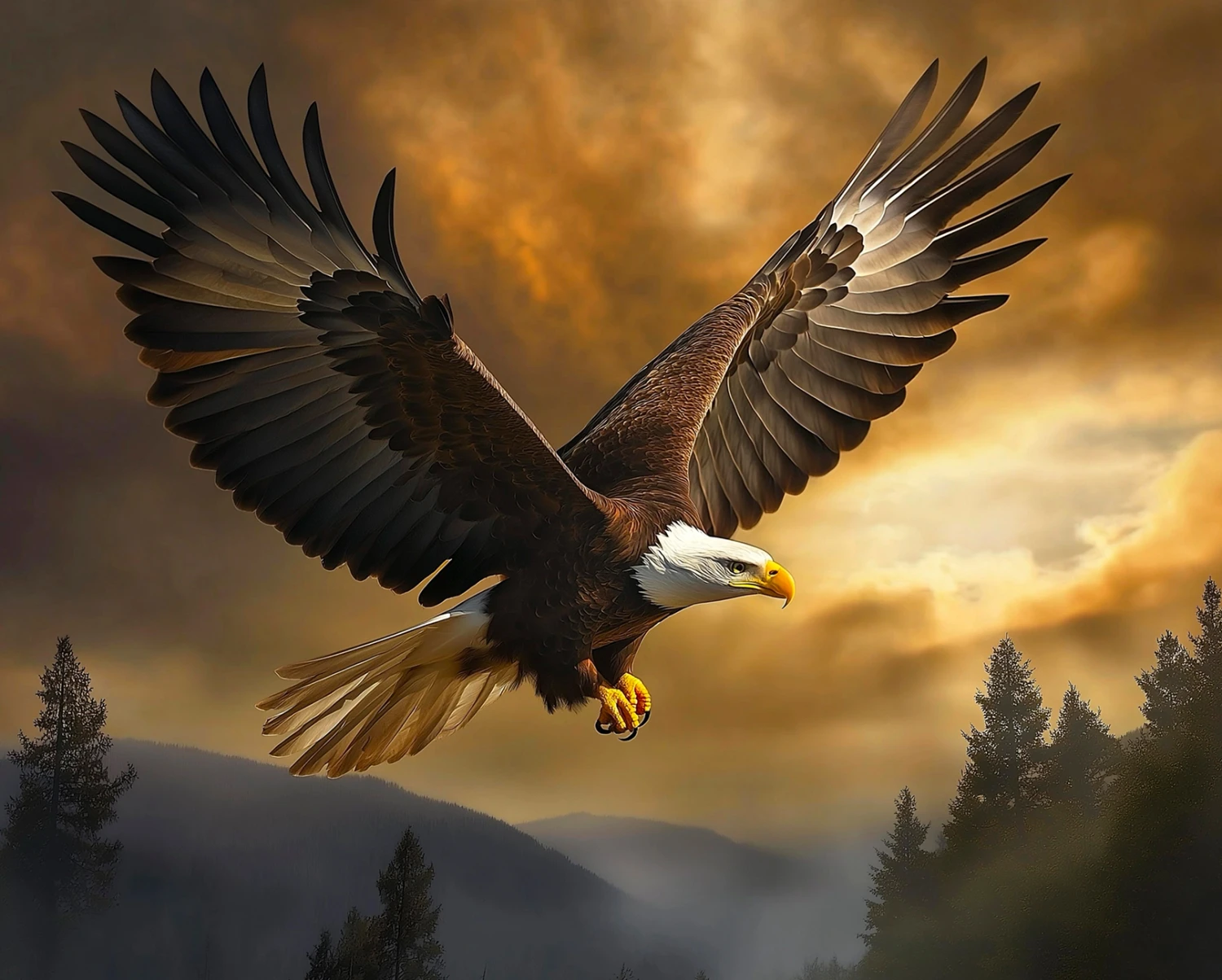 Soaring Beauty 71295 Multi 36 Inch Digital Panel David Textiles
