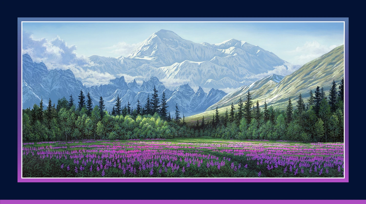 Auroras Passage 6432 PA Field of Dreams Panel P and B Textiles