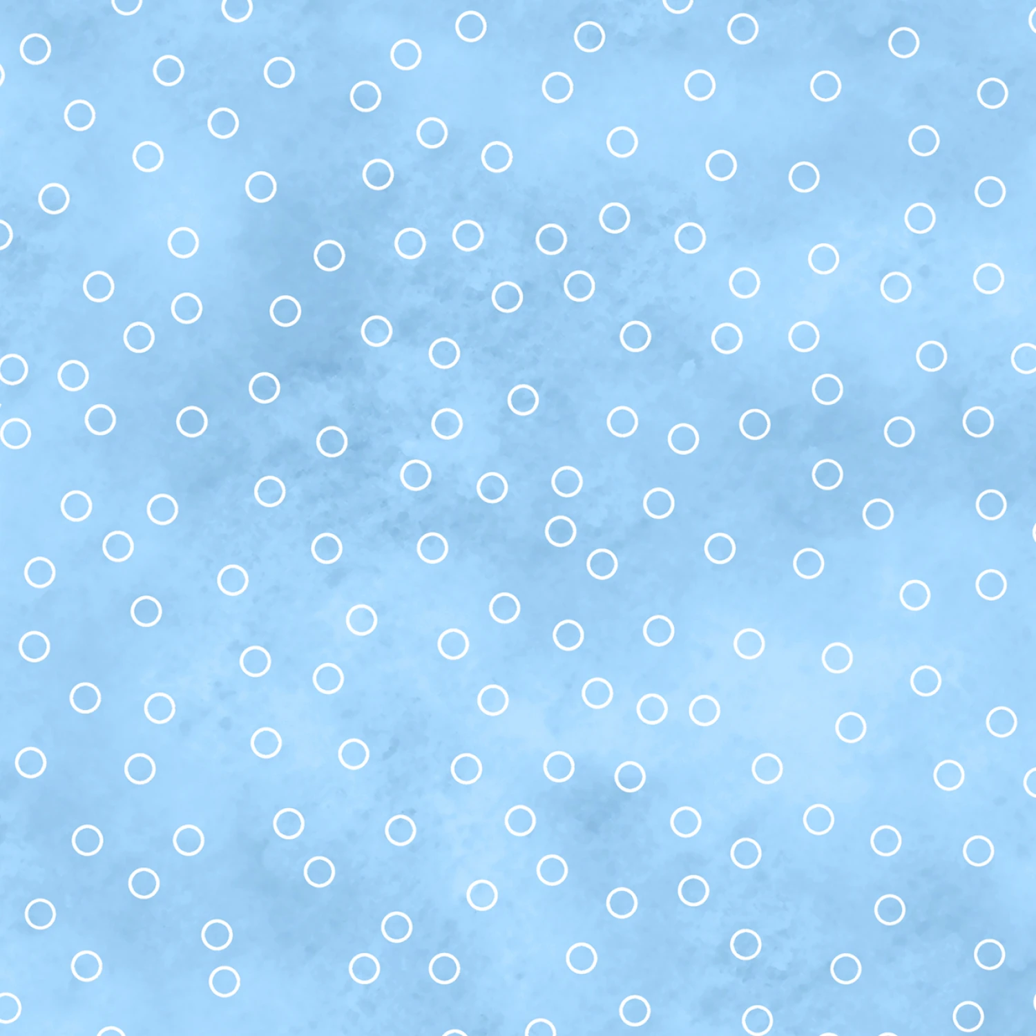 Sorbet Flannel 6228 B Blue Tossed Open Dot P and B Textiles