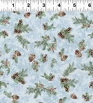 Quilt Minnesota 2026 Y4889 87 Light Denim Digital Pinecones Clothworks