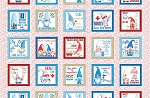 Caring Gnomes 14112 09 Medical Gnomes Boxed Repeat Benartex