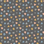 Baby Dino Flannel 14471F 13 Dark Grey Geo Benartex