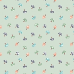Cozy Forest Flannel 14714F 40 Sage Forest Mushrooms Benartex