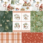 Santas Tree Farm Snowy 6 x 1 Yard Bundle Riley Blake