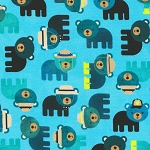 Campground Critters 22782 73 Lake Bears in Hats Robert Kaufman