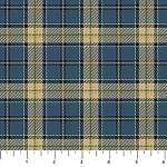 Birchwood 29110 45 Dark Blue Plaid Northcott