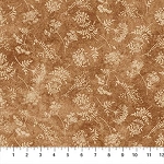 Stonehenge Organics 29311 37 Rust Floral Toss Northcott