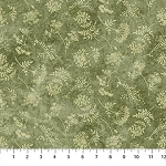 Stonehenge Organics 29311 74 Green Floral toss Northcott