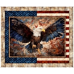 America 1776 31659 X American Eagle Panel Quilting Treasures