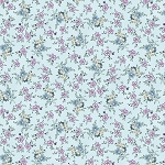 Twilight Garden Flannel 3192F 17 Calico Light Blue Henry Glass