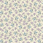 Twilight Garden Flannel 3192F 44 Calico Cream Henry Glass
