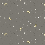 Sweet Dreams Flannel 53874F 6 Grey Moon Stars Windham