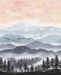 Point of  View 8174 21 Sunrise Mountain Vista Panel Studio E