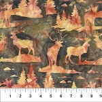 Scenic Settings Batik 83232 1005 Elk Banyan Batik Northcott