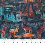 Scenic Settings Batik 83232 1010 Elk Banyan Batik Northcott