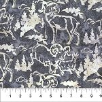 Scenic Settings Batik 83234 930 Bighorn Sheep Banyan Batik Northcott