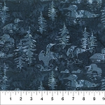 Scenic Settings Batik 83235 490 Loons Banyan Batik Northcott