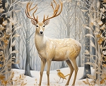 Gold Beauty AL64194C1 36 Inch Digital Panel David Textiles