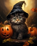 Kitty Witch Doctor AL69154C1 36 Inch Digital Panel David Textiles
