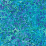 Garden Style 20058 402 Parakeet Artisan Batik Robert Kaufman