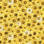 Honey Bee Farm CD2398 Yellow Packed Sunflower and Daisy