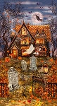 Haunted House CD3230 24 Inch Panel Timeless Treasures