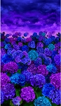 Bloom Hydrangea CD3380 Bloom At Dusk Panel Timeless Treasures