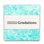 New Stonehenge Gradations Peacock 66 5 Inch Charm Square Chip Northcott