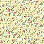 Better Gnomes and Gardens 11237 Yellow Tossed Mushrooms Michael Miller