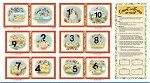 Darling Duck Counting Cloth Book Panel 5495 PA P and B Textiles
