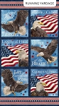 Stars and Stripes 13 DP27879 49 Navy 6 Pack Eagles Northcott