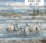 Running Free DP28586 42 Panel Horses 40 Inch Northcott