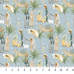 The Nativity DP28992 42 Blue Scenic Northcott