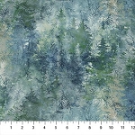 Altitude DP29156 43 Blue Multi Trees Northcott