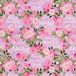 Lavender I Love You Mother DX18911C1 Digital Print David Textiles