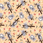 Koala 121715 Yellow Flannel