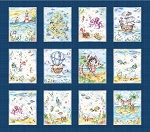 Enchanted Seas Pirate 4932 PA Rectangle Panel P and B Textiles