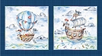 Enchanted Seas Pirate 4934 PA Pillow Panel P and B Textiles