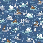 Northern Lights Flannel F15000 Ocean Main Riley Blake