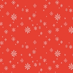 Northern Lights Flannel F15004 Red Let It Snow Riley Blake