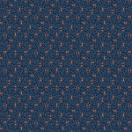 Mercantile Flannels F171116 Blue Pegs Marcus Fabrics