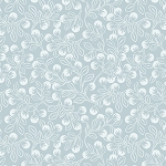 Secret Winter Garden Flannel F658 1  Ice Blue Snowberries Lewis and Irene