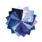 Hoffman Batik Fat Quarter Bundle Hyacinth
