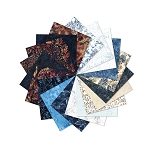 Hoffman Batik Fat Quarter Bundle Sky