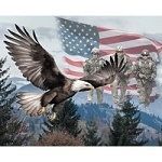 America 250 Years Panel 87115C Brave Like an Eagle Panel 36 Inch Wide David Textiles