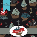 Pirate Tales 10 Squares, Riley Blake