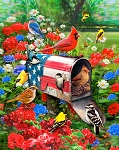 Expecting Mail GG00704C1 36 Inch Ditial Panel David Textiles