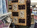 Custom Batik Paul Bunyan Pine Cone Quilt Kit Hoffman